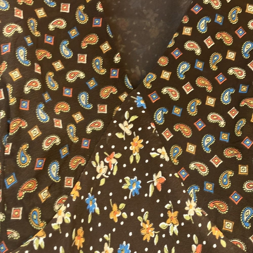Tessuto Black Dress with Colorful Patterns